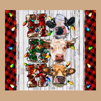 Ho Ho Ho Christmas Cow Vintage Hoodie | Teevron