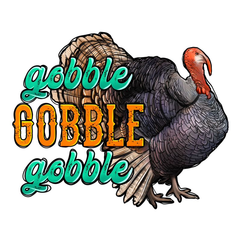 Thanksgiving Turkey Gobble Gobble Heavyweight Hoodie by NancyCooperArtShop | Teevron
