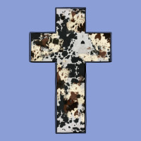 Cowhide Cross Long Sleeve Tee | Teevron