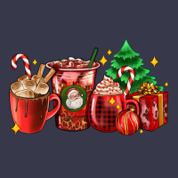 Christmas Coffee Cups With Gift And Christmas Tree Long Sleeve Tee | Teevron