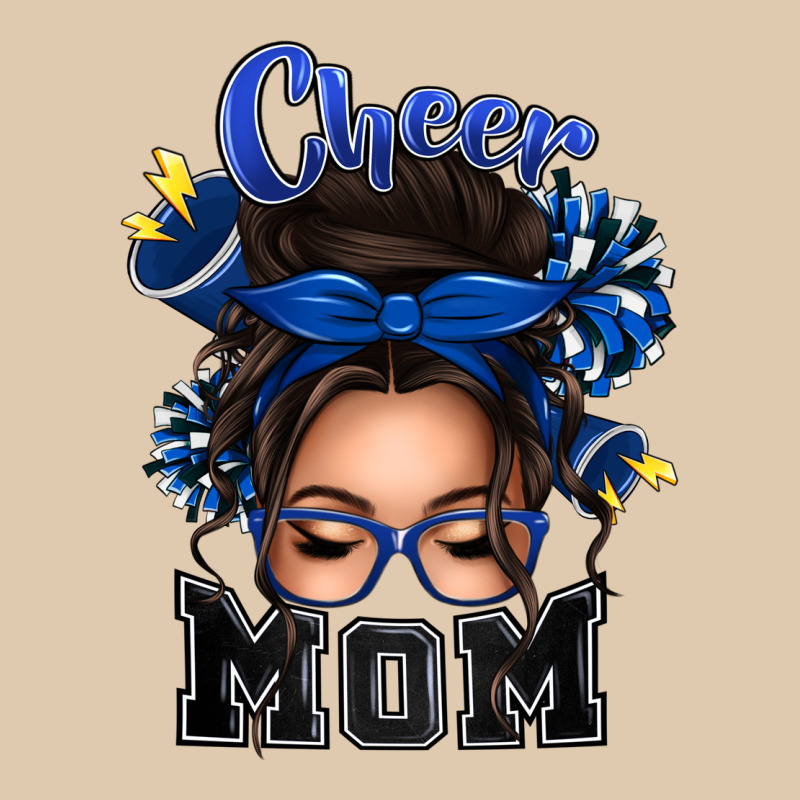 Cheer Mom Messy Bun Heavyweight Sweatshirt by texasbilliewilder | Teevron