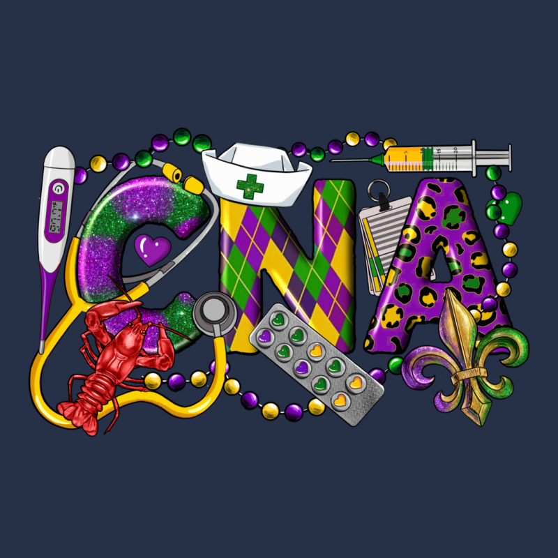 Cna Certified Nursing Assistant Mardi Gras Premium Hoodie by LillyAllenDesigns | Teevron