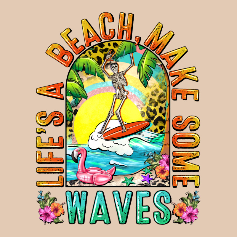 Life's A Beach Make Some Waves Urban Hoodie by NancyCooperArtShop | Teevron