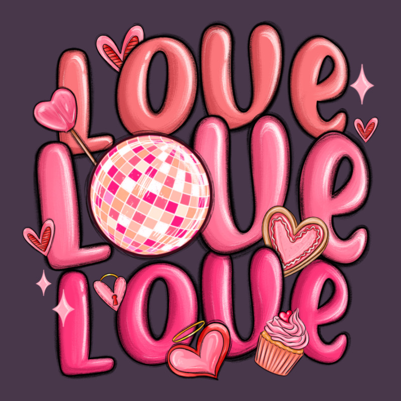 Love Love Love Valentines Day Heavyweight Hoodie by MaliasSmallBusiness | Teevron