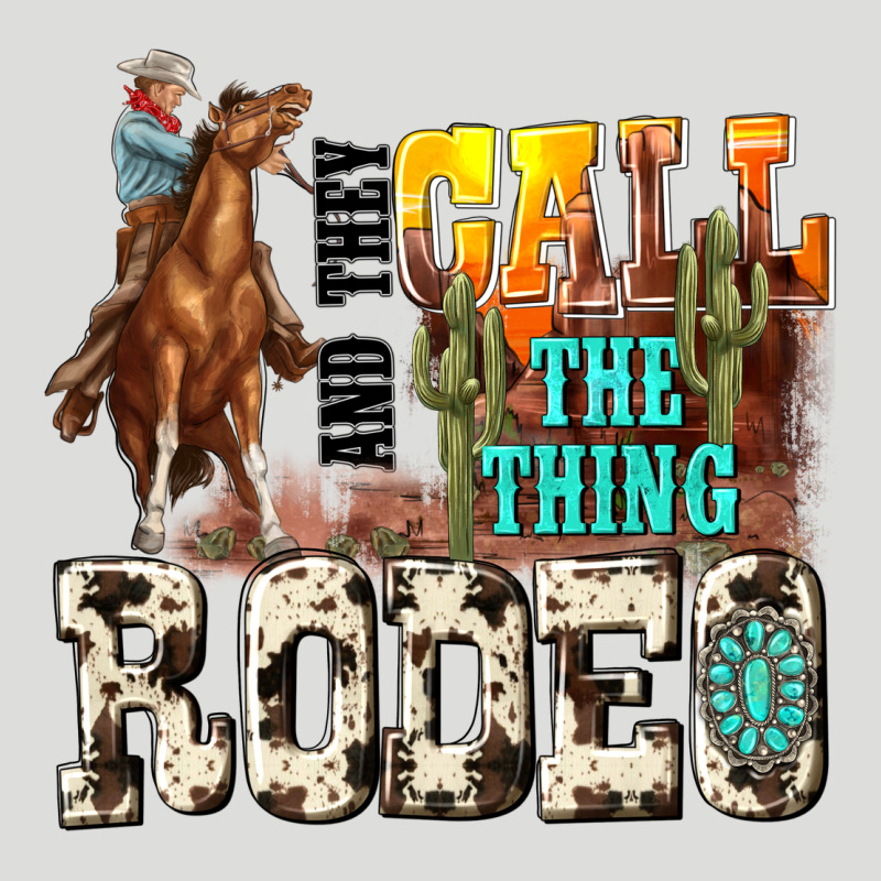 And They Call The Thing Rodeo Zipper Hoodie by NancyCooperArtShop | Teevron
