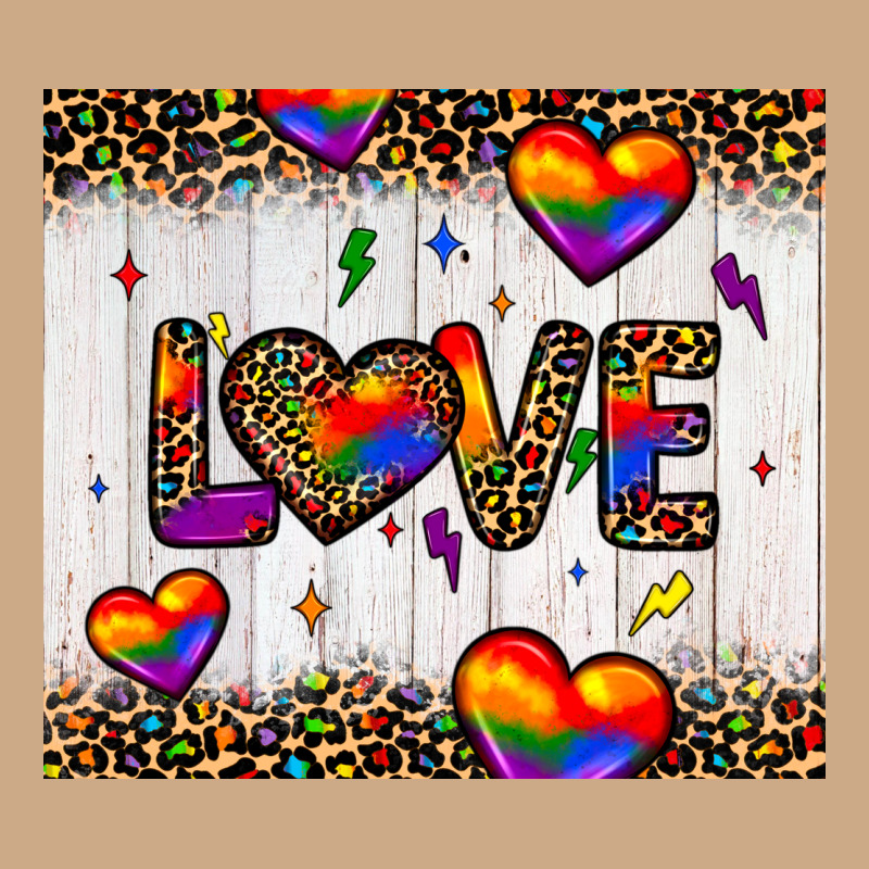 Love Hearts Pride Tumbler Vintage Hoodie by JahusDesignShop | Teevron