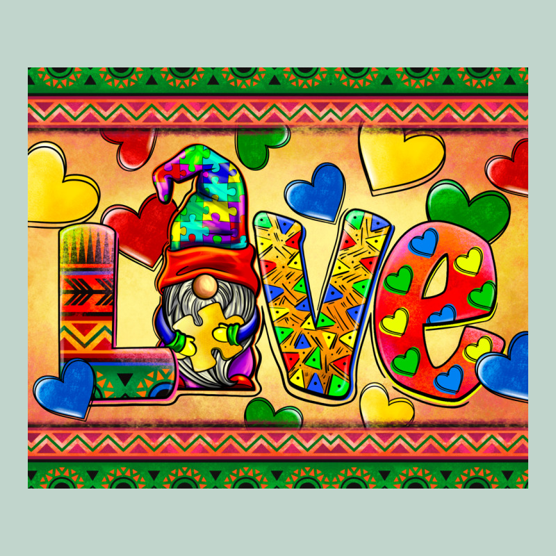 Love Autism Awareness Zipper Hoodie by BarkalooDesign | Teevron