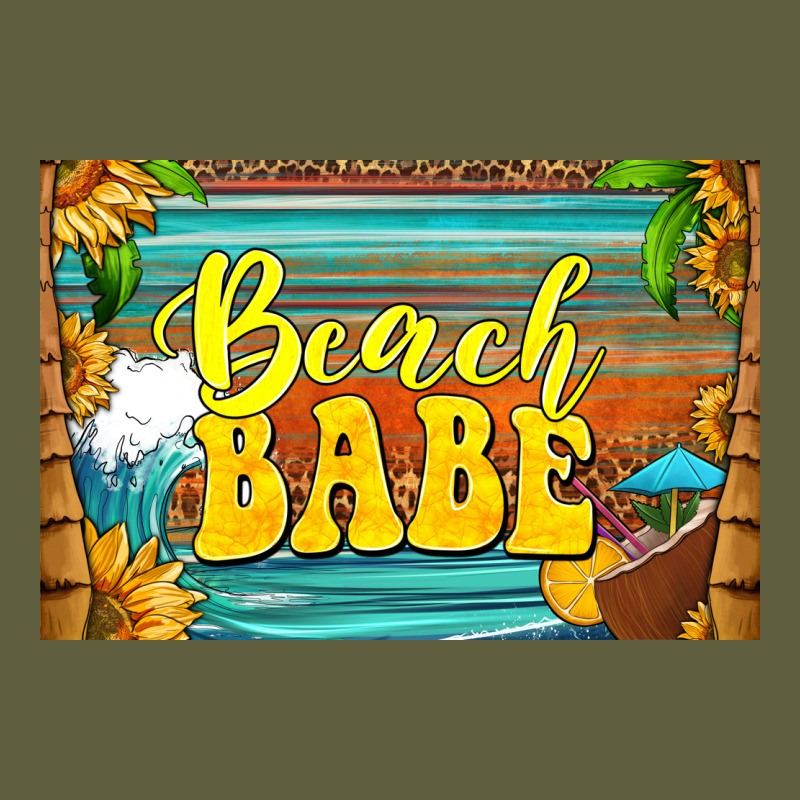 Beach Babe Skinny Metal Can Holder Vintage Tee by HRA Design Shop | Teevron