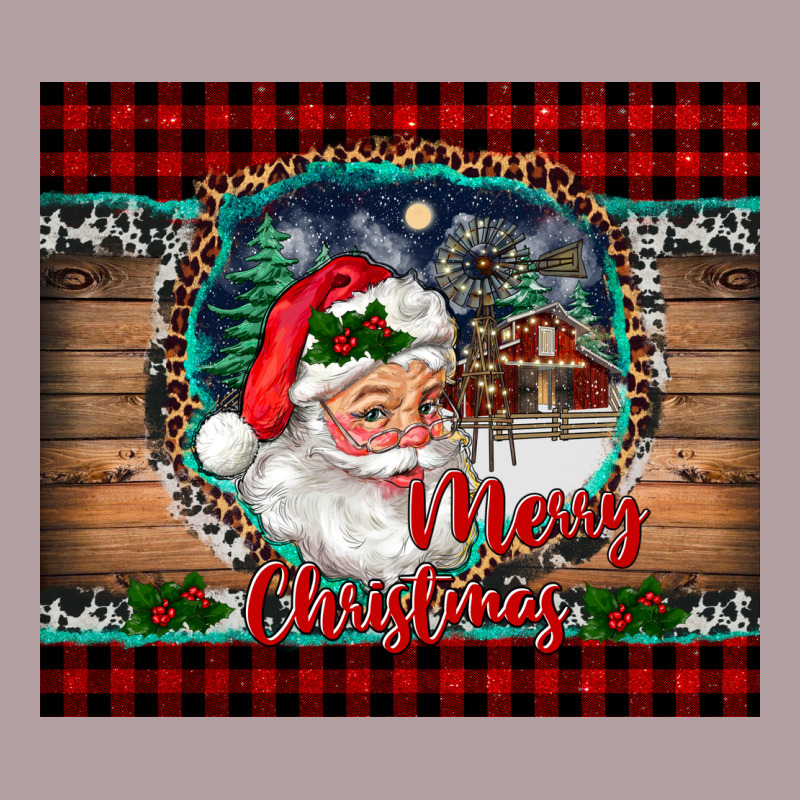 Merry Christmas Santa And Farm Vintage Hoodie by RanaPortraitStore | Teevron