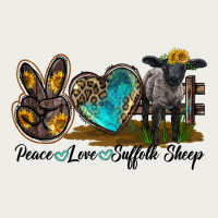 Peace Love Suffolk Sheep Zipper Hoodie | Teevron