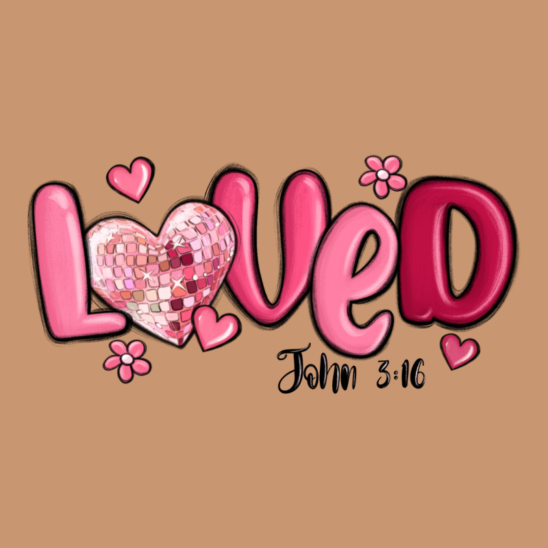 Valentine's Day Loved John 3 16 Heavyweight Hoodie by MaliasSmallBusiness | Teevron