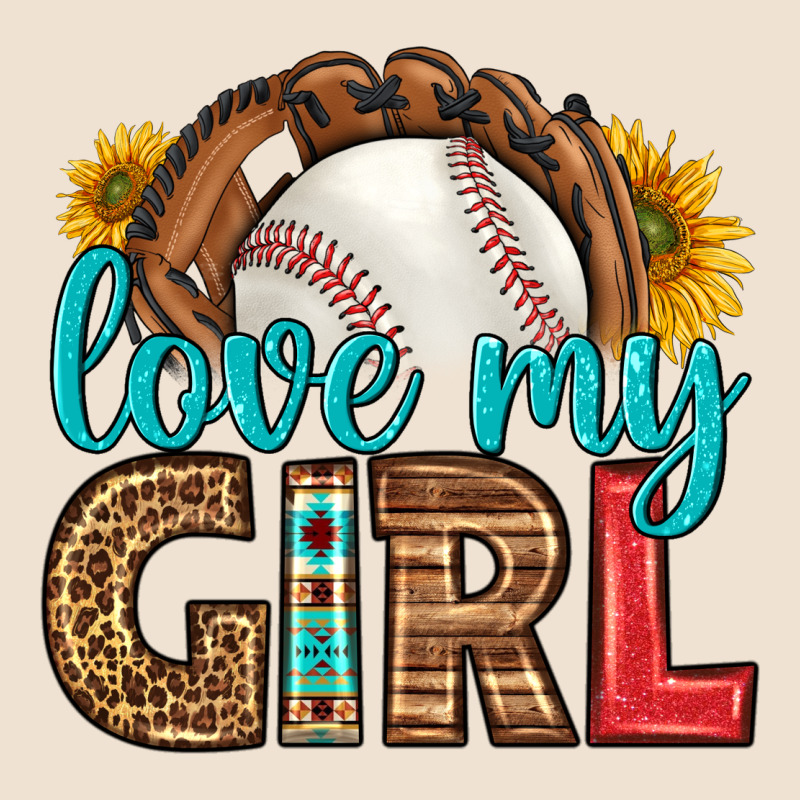 Love My Girl Baseball Urban Heavy Tee by HRA Design Shop | Teevron