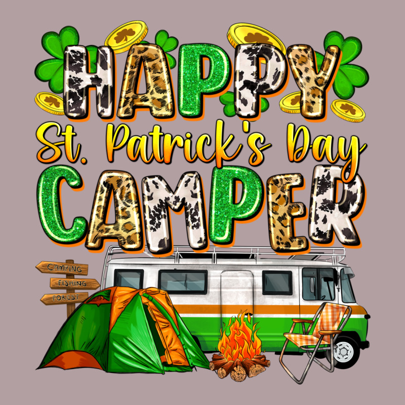 Happy St. Patrick's Day Camper Vintage Hoodie by Zillion Design Studio | Teevron