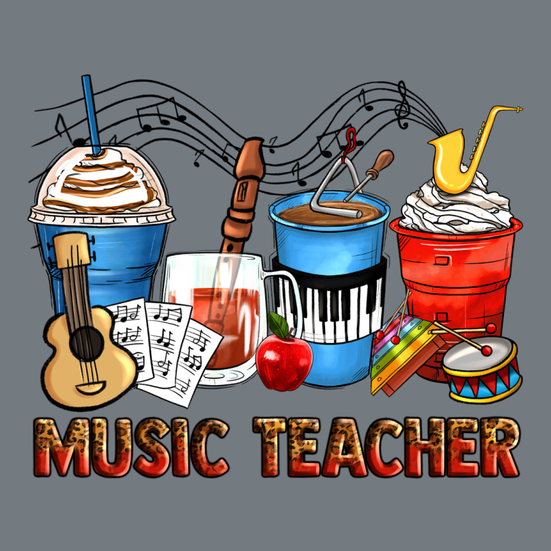 Music Teacher Coffee Cups Heavyweight Sweatshirt by Zillion Design Studio | Teevron
