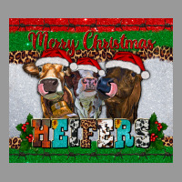 Merry Christmas Heifers Vintage Hoodie | Teevron