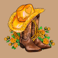 Yellow  Cowgirl And Roses Vintage Tee | Teevron
