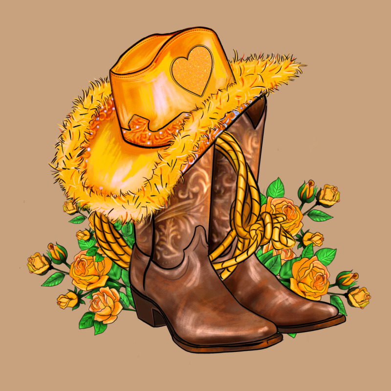 Yellow  Cowgirl And Roses Vintage Tee by AdoDesignShop | Teevron