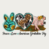 Peace Love Yorkshire Pig Zipper Hoodie | Teevron