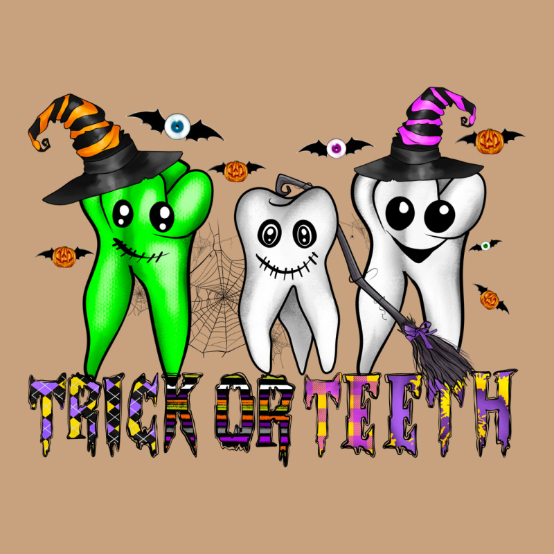 Trick Or Teeth Vintage Tee by CowhideDigitalArt | Teevron