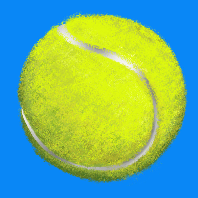 Tennis Bal Zipper Hoodie by BarkalooDesign | Teevron