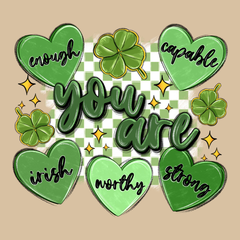 St. Patrick's Day Positive Affirmations Heavyweight Hoodie by MaliasSmallBusiness | Teevron