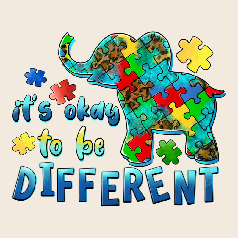 It's Okay To Be Different Elephant Autism Awareness Zipper Hoodie by BarkalooDesign | Teevron