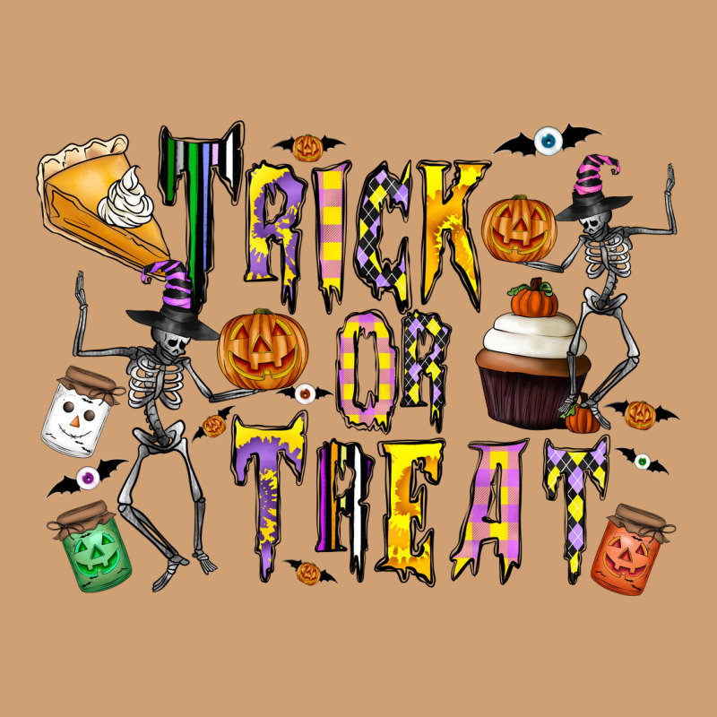 Trick Or Treat Vintage Tee by CowhideDigitalArt | Teevron