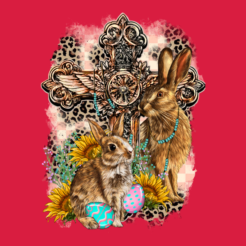 Western Rabbit With Crosses Premium Hoodie by LillyAllenDesigns | Teevron