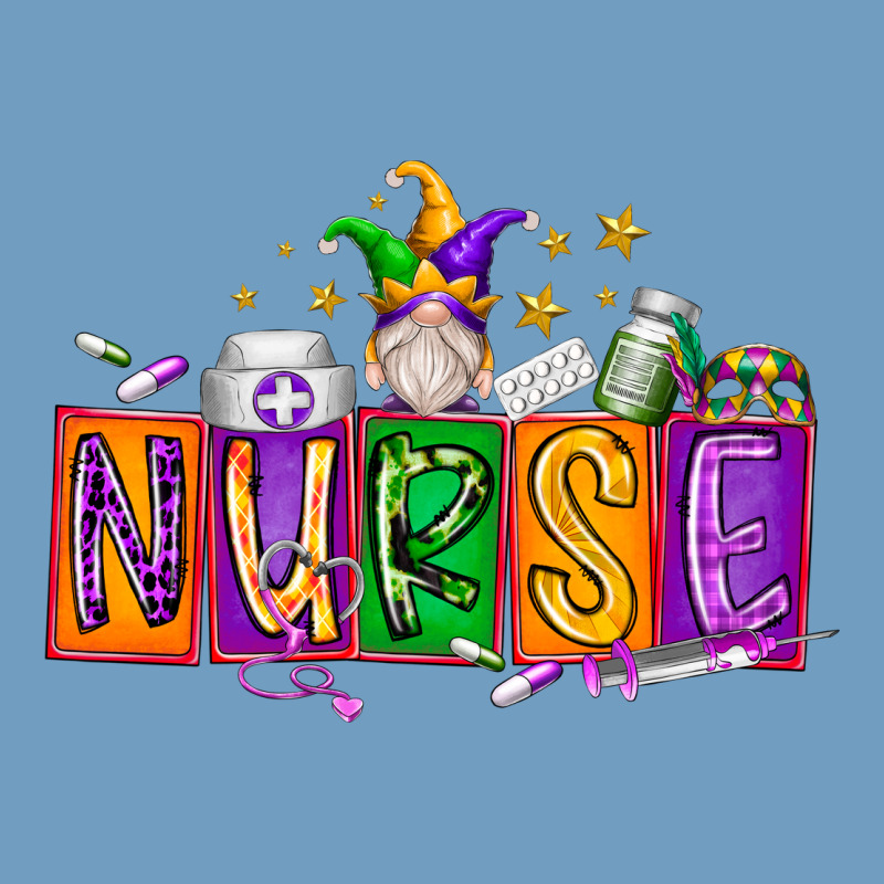 Nurse Mardi Gras Urban Heavy Tee by RacoonDesign | Teevron