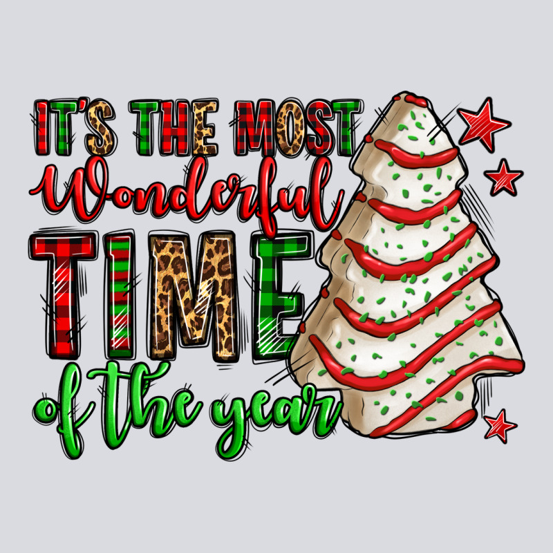 It's The Most Wonderful Time Of The Year Christmas Tree Cake Zipper Hoodie by Jasminsmagicworld | Teevron