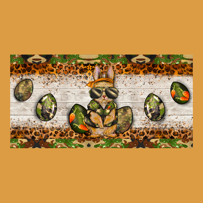 Easter Camouflage Egg Hunter Bunny License Plate Template Urban Heavy Tee by BarkalooDesign | Teevron