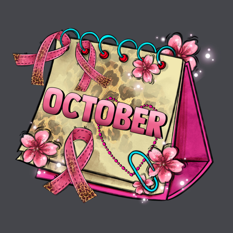 Pink Cancer Ribbon And October Calendar Long Sleeve Tee by AdoDesignShop | Teevron