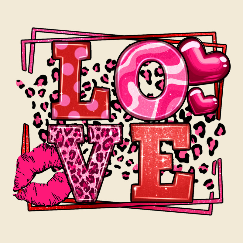 Love Valentine's Day Leopard Frame Premium Hoodie by LillyAllenDesigns | Teevron