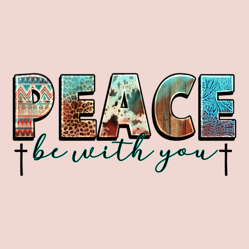 Peace Be With You Cross Premium Sweatshirt by NancyCooperArtShop | Teevron