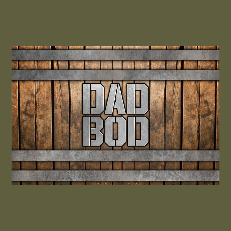 Dad Bod Whiskey Barrel Skinny Metal Can Holder Vintage Tee by HRA Design Shop | Teevron