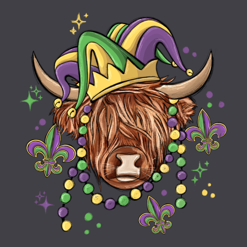 Mardi Gras Cow Heavyweight Hoodie by MaliasSmallBusiness | Teevron