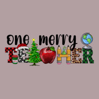 One Merry Teacher Vintage Hoodie | Teevron