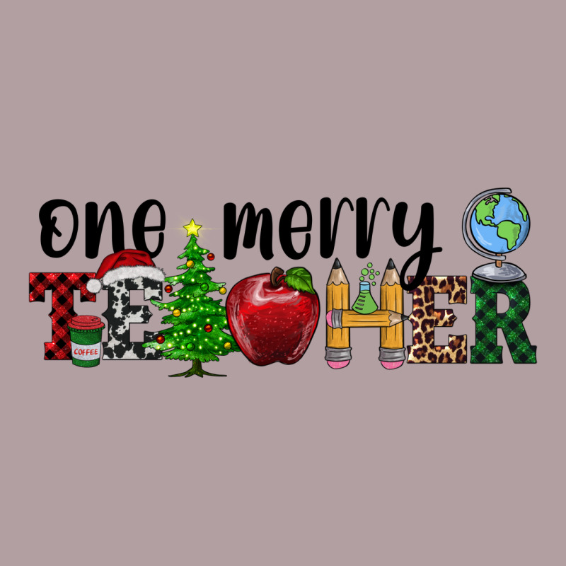 One Merry Teacher Vintage Hoodie by RanaPortraitStore | Teevron