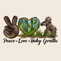 Peace Love Baby Gorilla Zipper Hoodie | Teevron