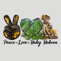 Peace Love Baby Baboon Zipper Hoodie | Teevron