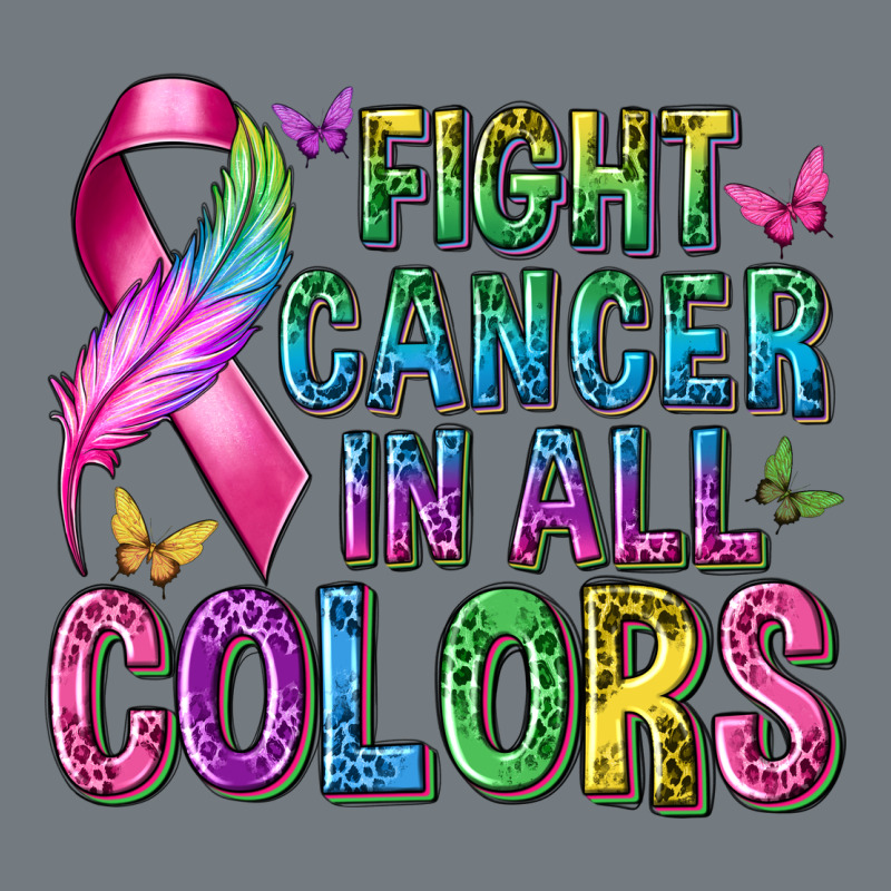 Fight Cancer In All Colors Heavyweight Sweatshirt by texasbilliewilder | Teevron