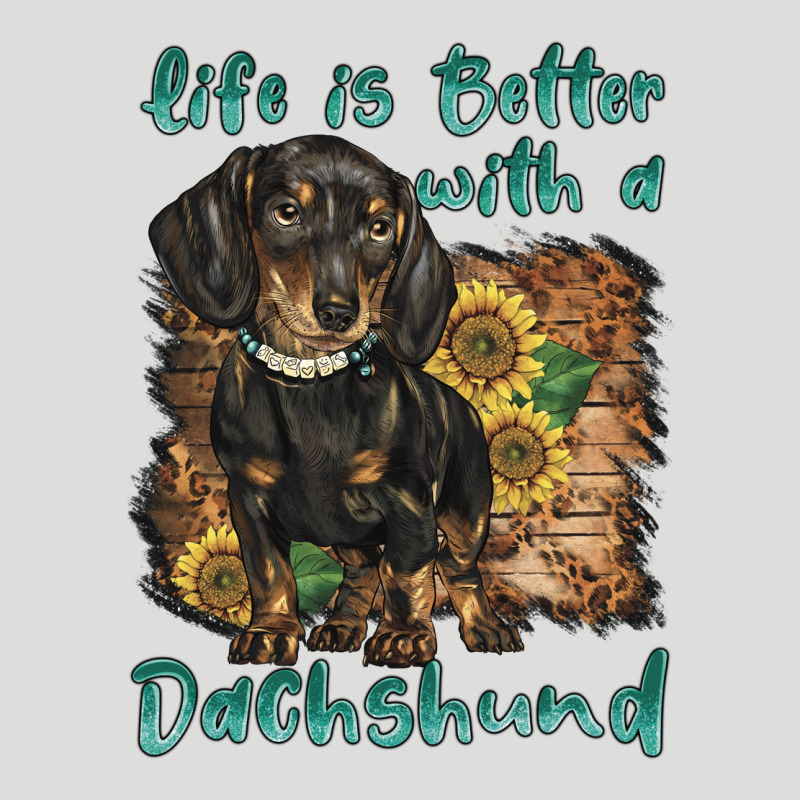 Life Is Better With A Dachshund Zipper Hoodie by BarkalooDesign | Teevron