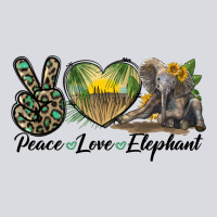 Peace Love Elephant Zipper Hoodie | Teevron