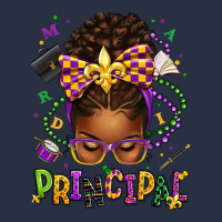 Mardi Gras Principal Afro Messy Bun Urban Hoodie | Teevron