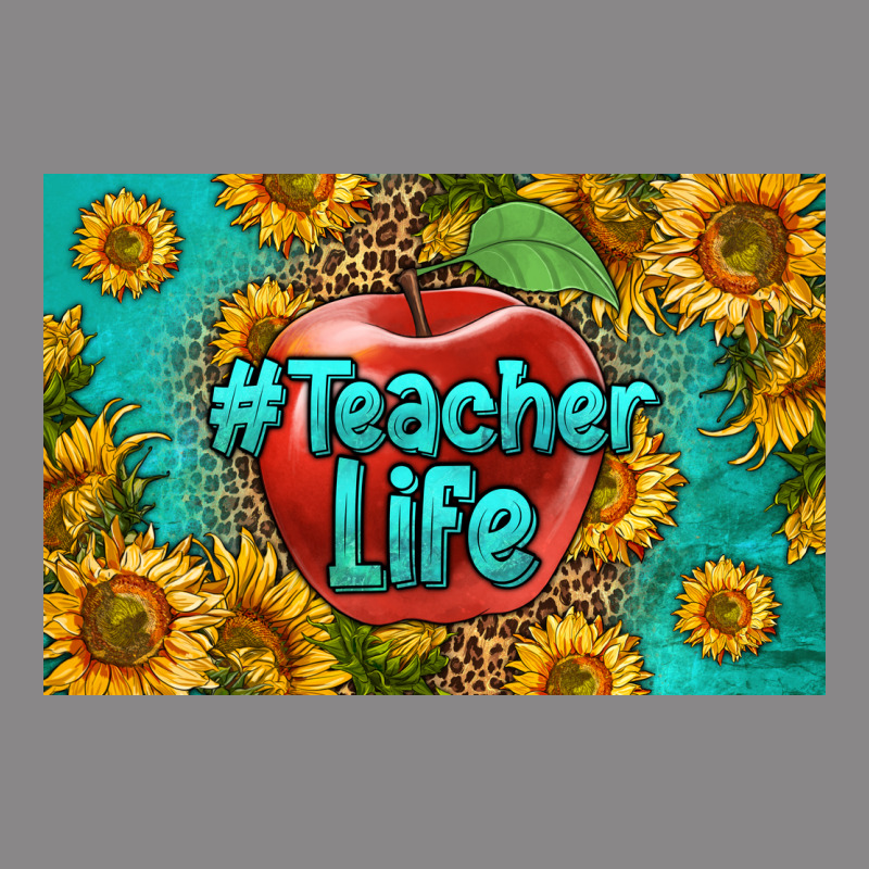 Teacher Life Skinny Metal Can Holder Vintage Tee by HRA Design Shop | Teevron