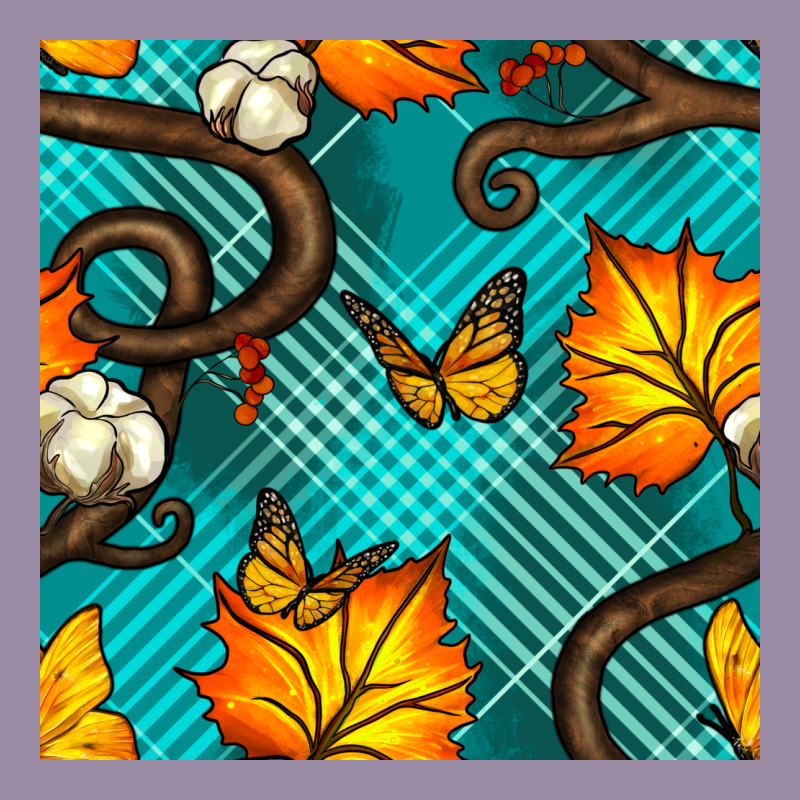 Autumn Leaves Seamless Pattern Classic Tee by BundleAndBundleShop | Teevron