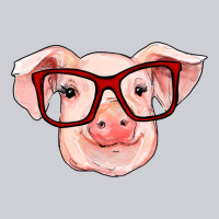 Pig With Red Glasses Heavyweight Sweatshirt | Teevron
