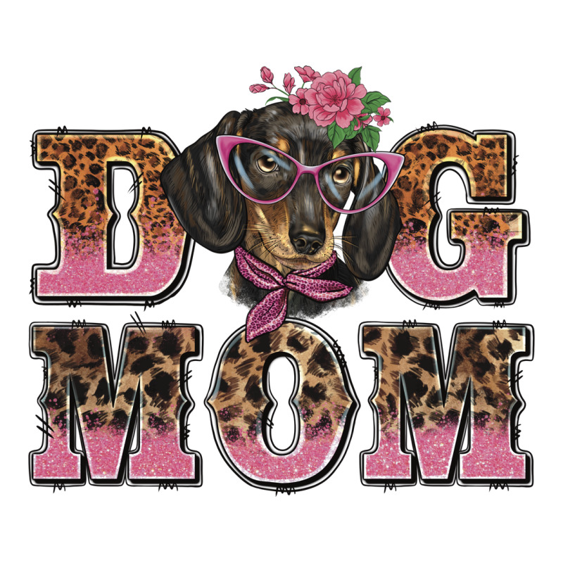 Dog Mom Dachshund Zipper Hoodie by BarkalooDesign | Teevron