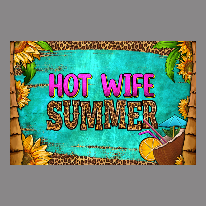 Hot Wife Summer Skinny Metal Can Holder Vintage Tee by HRA Design Shop | Teevron