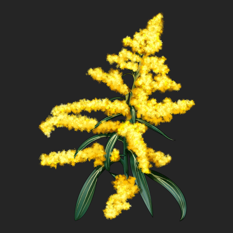 Botanical Goldenrod Premium Hoodie by LillyAllenDesigns | Teevron